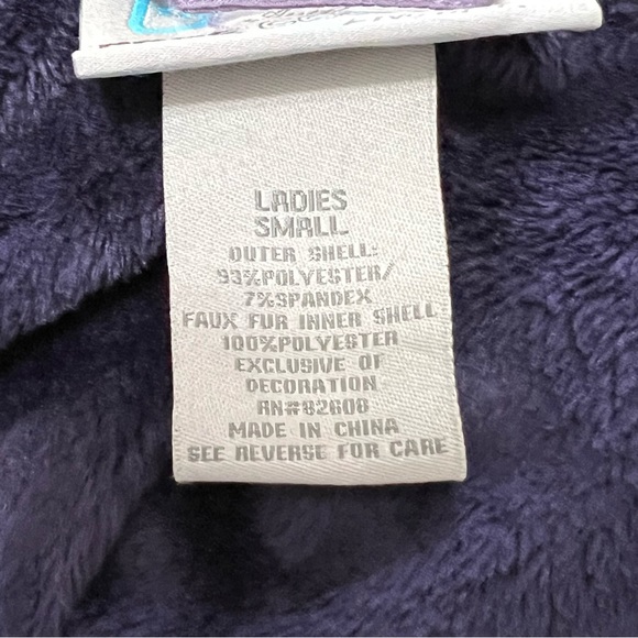 Free Country Purple Full Zip Front Jacket w/Hood - Picture 10 of 11